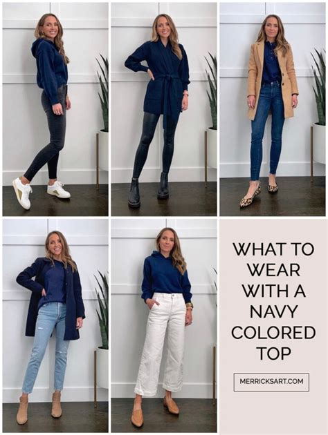 what to wear with navy.